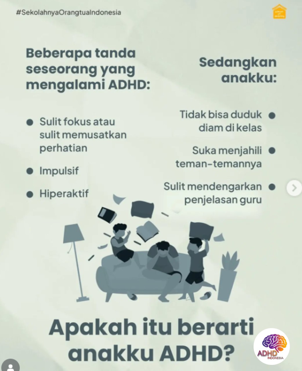 Ciri dan Gejala ADHD pada Anak Usia Dini di Kabupaten Tapanuli Tengah