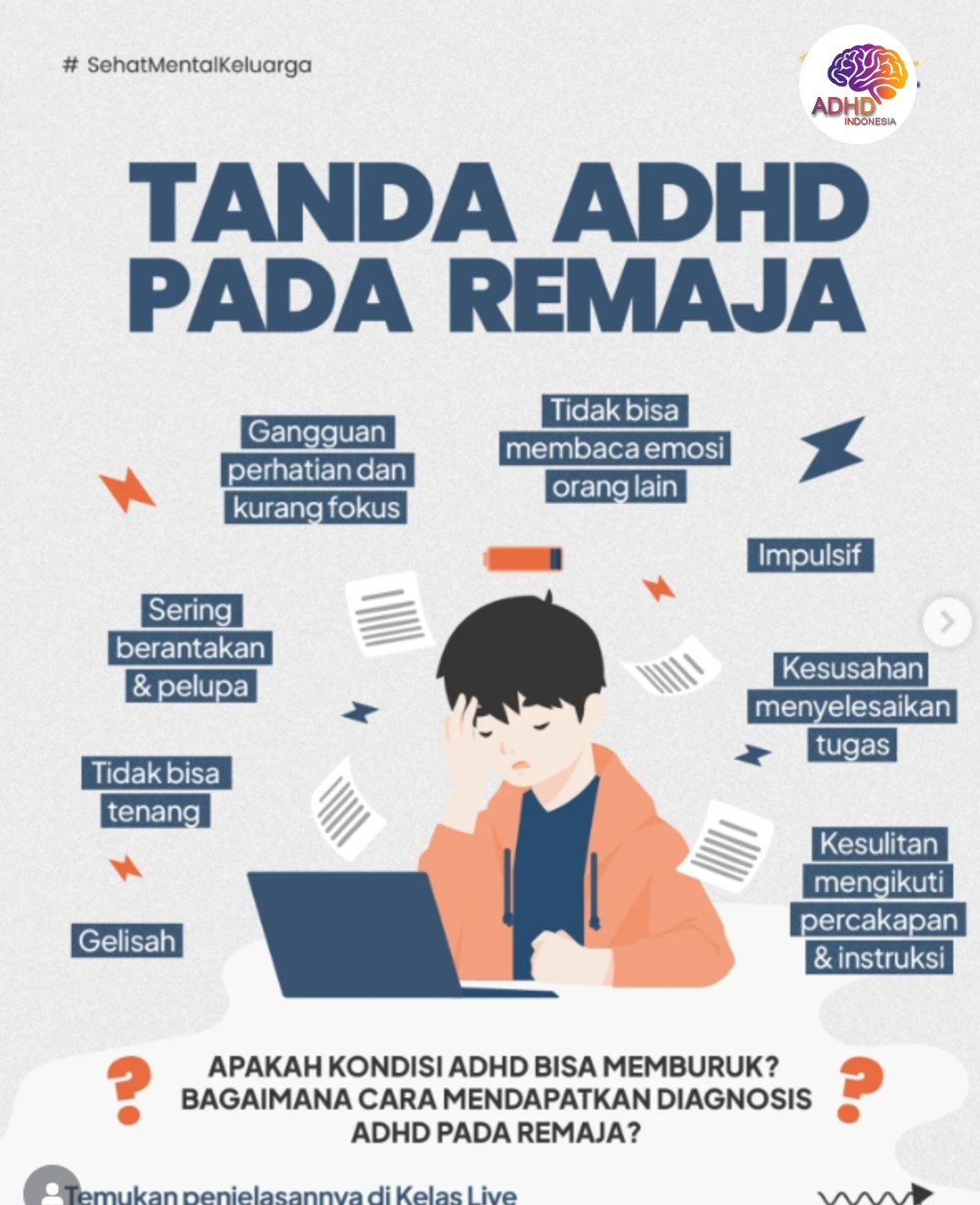 Screening ADHD Non-Diagnostik: Edukasi Awal bagi Orang Tua di Kabupaten Tapanuli Tengah